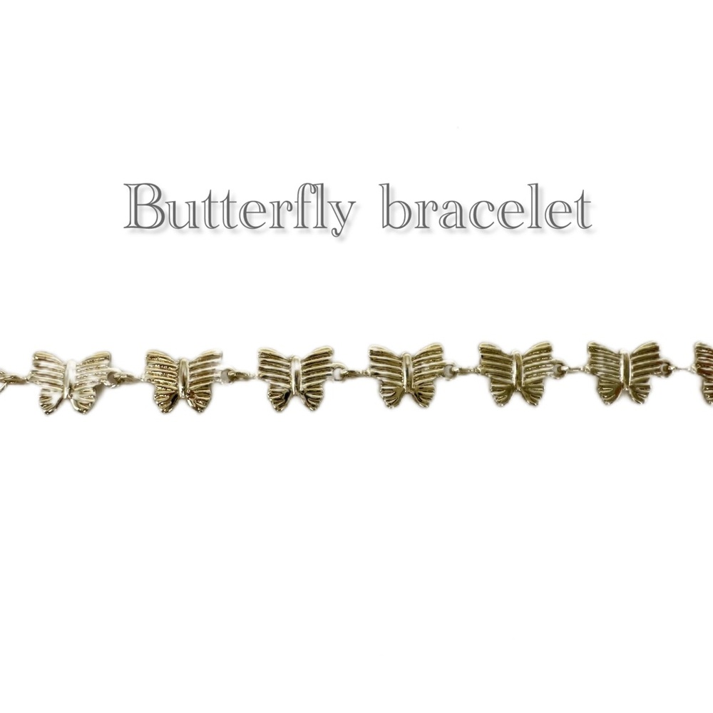 NWT retail 45.99 Demure Gold Butterfly Bracelet‎ Dainty Luxury Jewelry